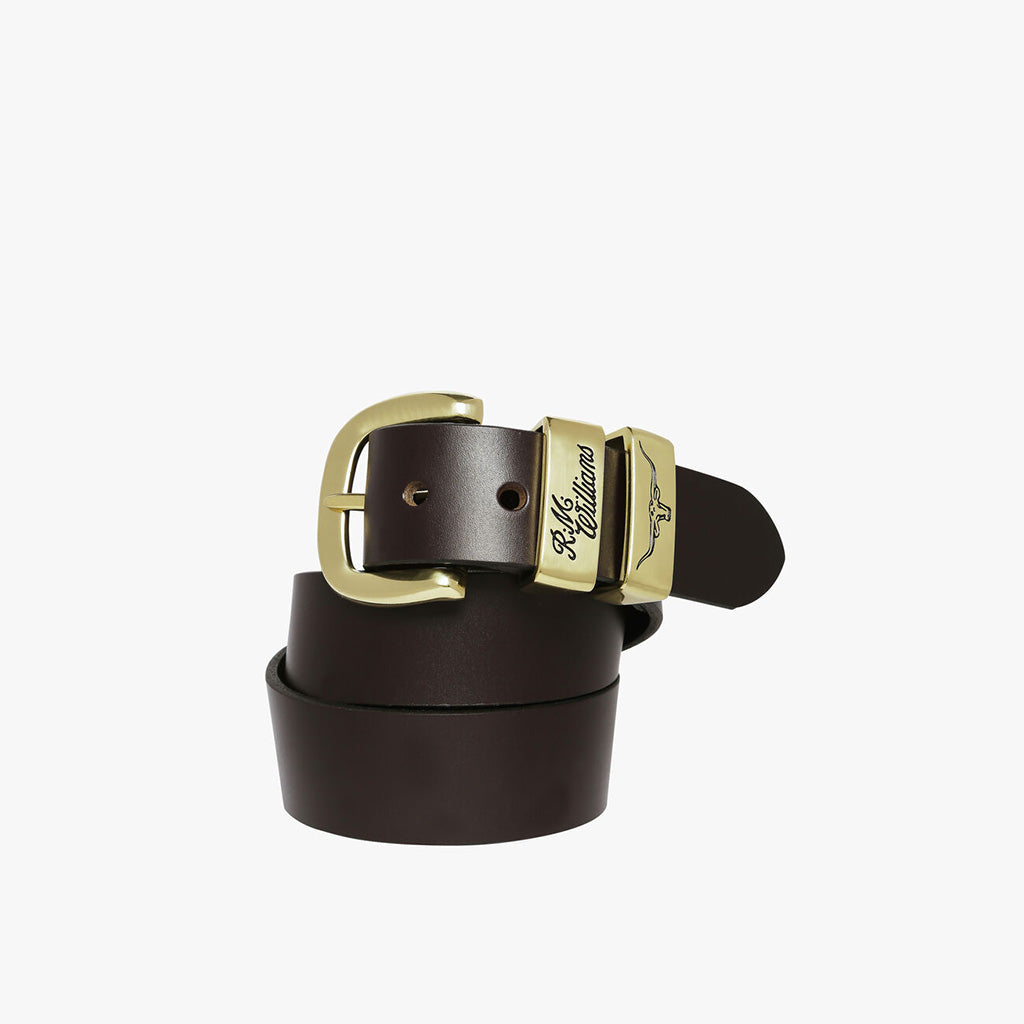 R.M. Williams 1 1/2" 3 Piece Hide Belt